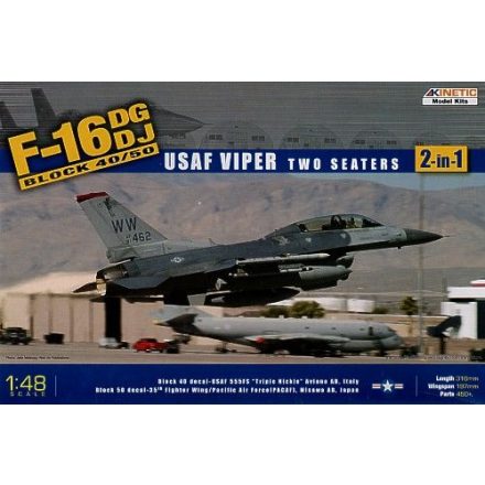 Kinetic F-16C Block 50-USAF Viper makett