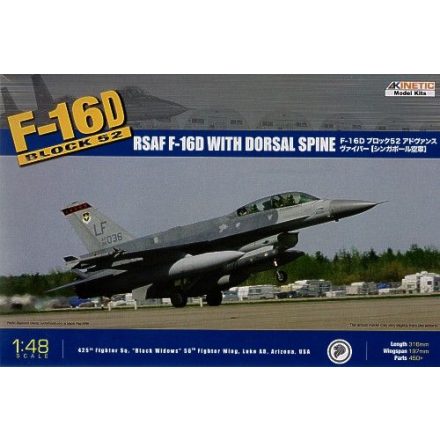 Kinetic F-16D Block 52 + RSAF makett