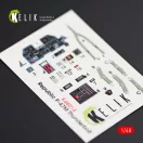 Kelik P-47M Thunderbolt interior 3D decals for Tamiya kit 3D matrica