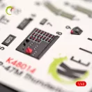 Kelik P-47M Thunderbolt interior 3D decals for Tamiya kit 3D matrica