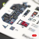 Kelik P-47M Thunderbolt interior 3D decals for Tamiya kit 3D matrica