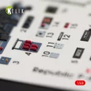Kelik P-47M Thunderbolt interior 3D decals for Tamiya kit 3D matrica