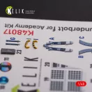 Kelik A-10C Thunderbolt interior 3D decals for Academy kit 3D matrica
