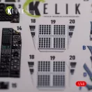 Kelik A-10C Thunderbolt interior 3D decals for Academy kit 3D matrica