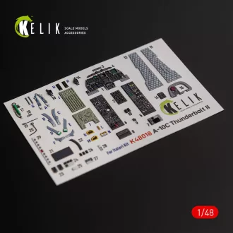   Kelik A-10C Thunderbolt II interior 3D decals for Italeri kit 3D matrica