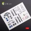 Kelik AH-64D Apache longbow interior 3D decals for Hasegawa kit 3D matrica