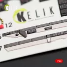 Kelik F-104G Starfighter late type interior 3D decals for Hasegawa kit 3D matrica