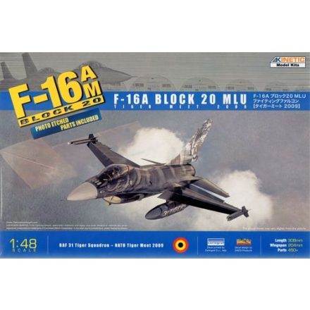 Kinetic F-16A Tiget Meet 2009 (W/PE) makett