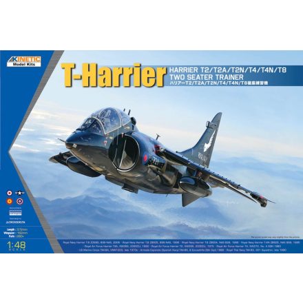 Kinetic BAe Harrier T2/T4/T8 makett