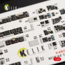 Kelik T-50 ROKAF interior 3D decals for Academy kit 3D matrica