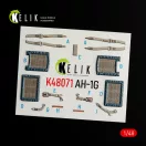 Kelik AH-1G interior 3D decals forICM/SpecialHobby kit 3D matrica