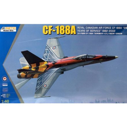 Kinetic CF-188A RCAF 20 years services makett