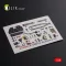 Kelik P-40N interior 3D decals for Academy kit 3D matrica