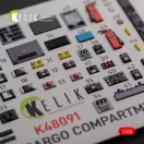 Kelik CH-46E Cargo compartment interior 3D decals for Academy kit 3D matrica