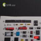 Kelik CH-46E Cargo compartment interior 3D decals for Academy kit 3D matrica