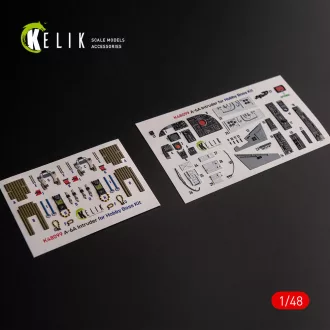   Kelik A-6A Intruder - interior 3D decals for HobbyBoss kit 3D matrica