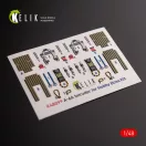 Kelik A-6A Intruder - interior 3D decals for HobbyBoss kit 3D matrica