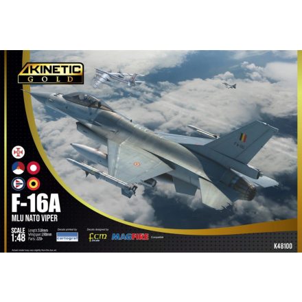 Kinetic F-16A MLU Block 20 -Gold S makett