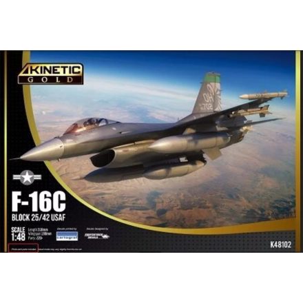 Kinetic F-16C BLK 25 USA makett