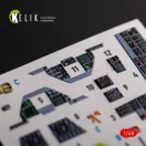 Kelik F-16A/C - interior 3D decals for Academy kit 3D matrica