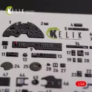 Kelik ?-38F Lightning - interior 3D decals for Academy kit 3D matrica