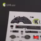 Kelik ?-38F Lightning - interior 3D decals for Academy kit 3D matrica