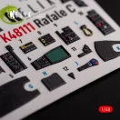 Kelik Rafale C - interior 3D decals for Academy/Revell kit 3D matrica