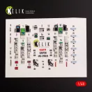 Kelik Jas-39 B/D - interior 3D decals for Zimi Model/KittyHawk kit kit 3D matrica