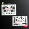 Kelik F-16F Block 60 - interior 3D decals for Hasegawa kit 3D matrica