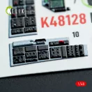 Kelik F-16F Block 60 - interior 3D decals for Hasegawa kit 3D matrica