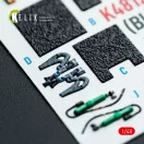 Kelik F-16F Block 60 - interior 3D decals for Hasegawa kit 3D matrica