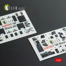 Kelik F-16F Block 60 - interior 3D decals for Hasegawa kit 3D matrica