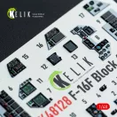 Kelik F-16F Block 60 - interior 3D decals for Hasegawa kit 3D matrica