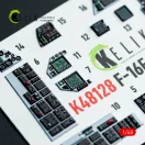 Kelik F-16F Block 60 - interior 3D decals for Hasegawa kit 3D matrica