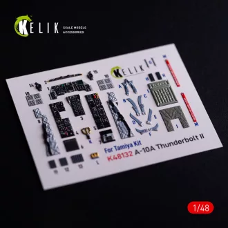 Kelik A-10A - interior 3D decals for Tamiya kit 3D matrica