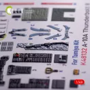 Kelik A-10A - interior 3D decals for Tamiya kit 3D matrica