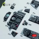 Kelik F-4J/S - interior 3D decals for Hasegawa kit 3D matrica