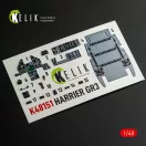 Kelik HARRIER GR3 - interior 3D decals for Kinetic kit 3D matrica