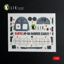 Kelik AV-8A HARRIER (Early) - interior 3D decals for Kinetic kit 3D matrica