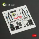Kelik MH-6J Little Bird - interior 3D decals for ICM kit 3D matrica