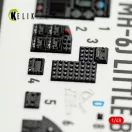 Kelik MH-6J Little Bird - interior 3D decals for ICM kit 3D matrica
