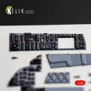 Kelik F-15C (Late) - interior 3D decals for Hasegawa 3D matrica