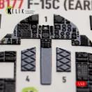 Kelik F-15C (Early) - interior 3D decals for Hasegawa 3D matrica