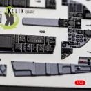 Kelik F-15A - interior 3D decals for Hasegawa 3D matrica