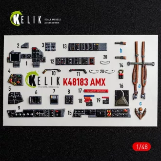 Kelik AMX - interior 3D decals for Hobby Boss 3D matrica