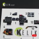 Kelik AMX - interior 3D decals for Hobby Boss 3D matrica