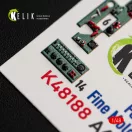 Kelik A6M5a - interior 3D decals for Fine Molds 3D matrica