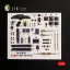 Kelik He-111 H-16 - interior 3D decals for ICM 3D matrica