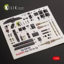 Kelik He-111 H-16 - interior 3D decals for ICM 3D matrica