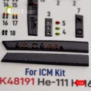 Kelik He-111 H-16 - interior 3D decals for ICM 3D matrica